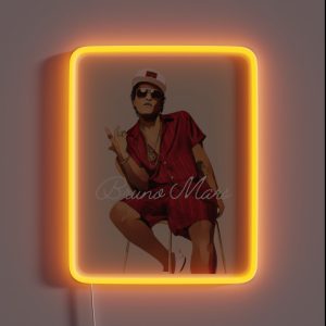 Bruno Mars Vibes 10 RGB Neon Sign