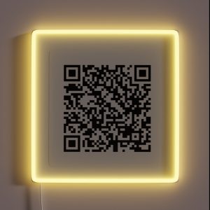 Bruno Mars When I Was Your Man QR Code RGB Neon Sign