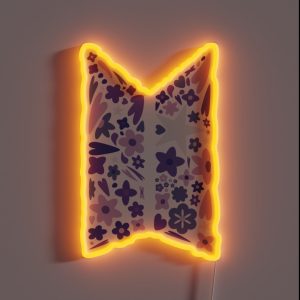BTS Flower RGB Neon Sign