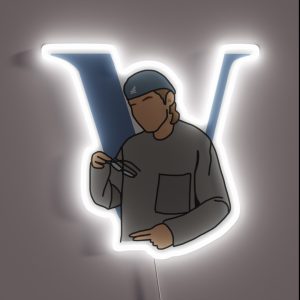 BTS V Taehyung Dynamite RGB Neon Sign