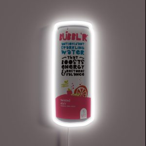 Bubbl R Twisted Elix R RGB Neon Sign