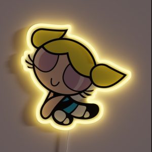 Bubble Princess Powerpuff Girls RGB Neon Sign
