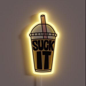 BUBBLE TEA RGB Neon Sign BUBBLE TEA RGB Neon Sign