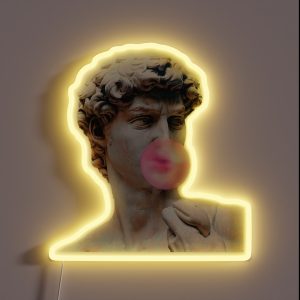 Bubblegum Statue RGB Neon Sign Bubblegum Statue RGB Neon Sign