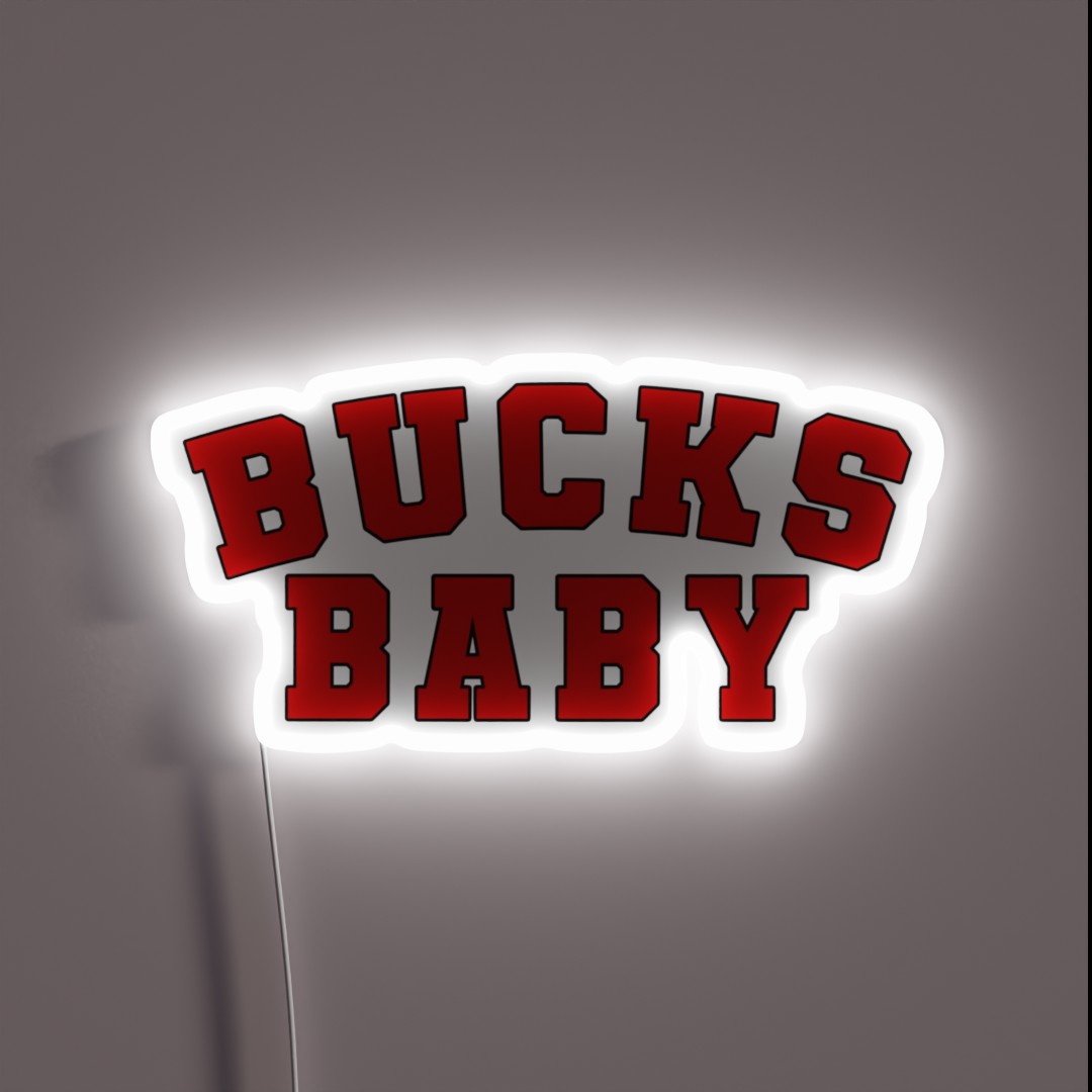 Bucks Baby RGB Neon Sign Bucks Baby RGB Neon Sign