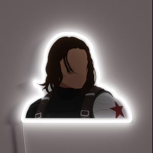 Bucky Barnes Winter Soldier RGB Neon Sign