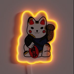 Bucky Cat RGB Neon Sign
