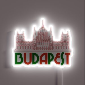 Budapest Hungary RGB Neon Sign