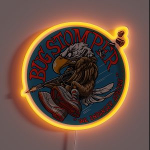 BUG STOMPER RGB Neon Sign