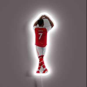 Bukayo Saka Arsenal RGB Neon Sign