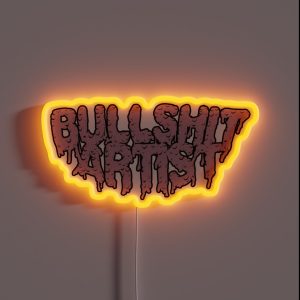 Bullshit Artist RGB Neon Sign Bullshit Artist RGB Neon Sign