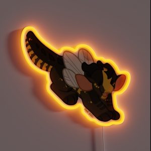 Bumblebee WOF Wings Of Fire RGB Neon Sign