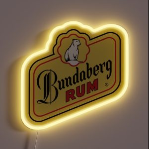 Bundaberg Rum Logo RGB Neon Sign