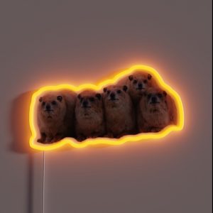 Bundle Of Rock Hyrax RGB Neon Sign Bundle Of Rock Hyrax RGB Neon Sign
