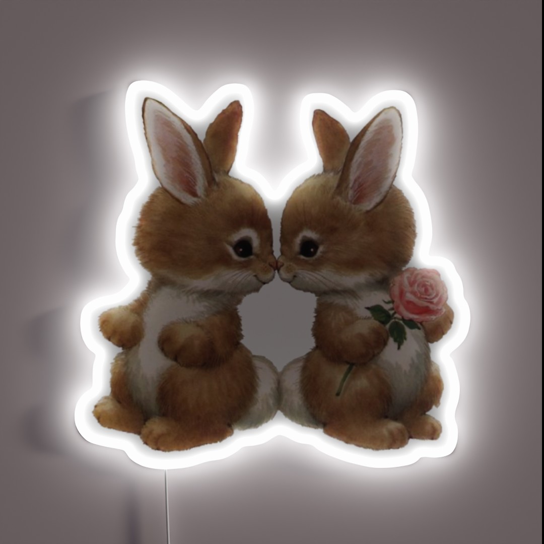 Bunny Love RGB Neon Sign Bunny Love RGB Neon Sign