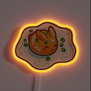 Bunny Side Up RGB Neon Sign