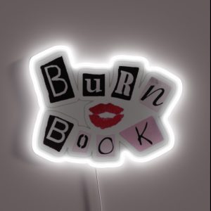 Burn Book From The Movie Mean Girls RGB Neon Sign Burn Book From The Movie Mean Girls RGB Neon Sign