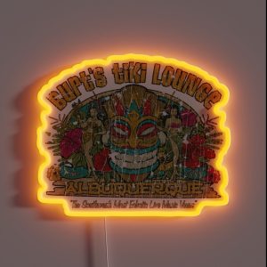 Burt S Tiki Lounge RGB Neon Sign
