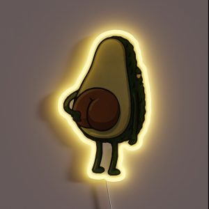 Butt Crack Avocado RGB Neon Sign Butt Crack Avocado RGB Neon Sign