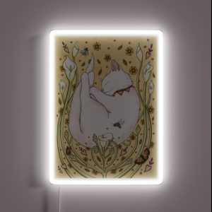 Butterflies And Bees RGB Neon Sign