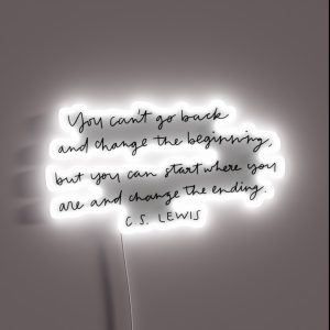 C S Lewis Quote RGB Neon Sign C S Lewis Quote RGB Neon Sign