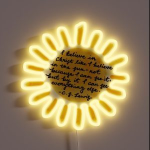 C S Lewis Quote RGB Neon Sign C S Lewis Quote RGB Neon Sign