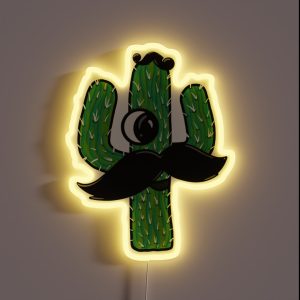 Cactus Boh RGB Neon Sign