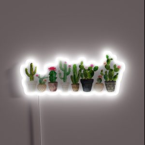 Cactus RGB Neon Sign