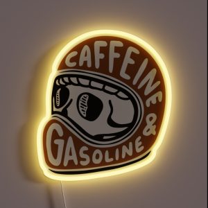 Caffeine And Gasoline II RGB Neon Sign Caffeine And Gasoline II RGB Neon Sign