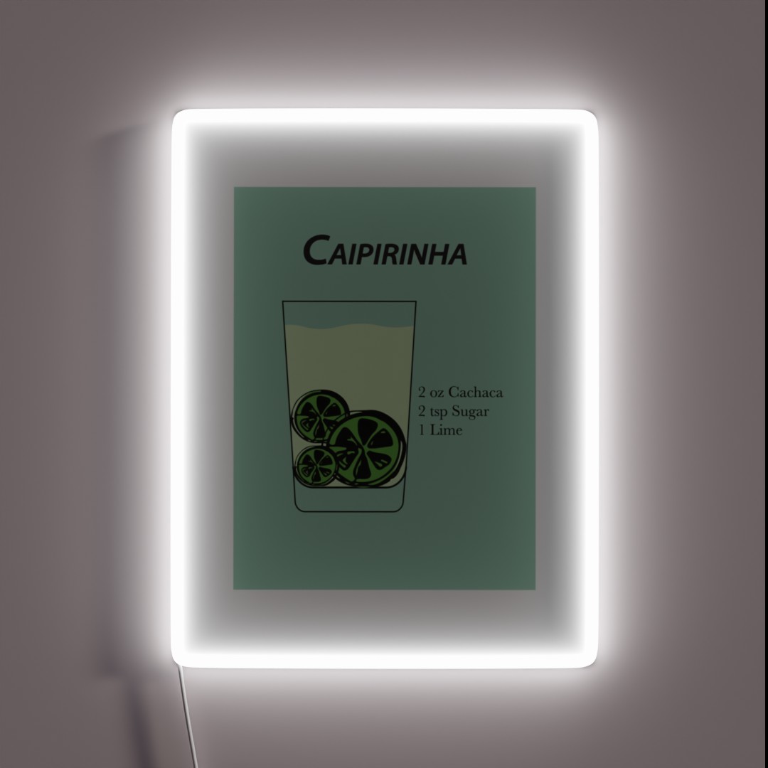 Caiprinha RGB Neon Sign Caiprinha RGB Neon Sign