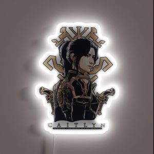 Caitlyn Arcane Movie Character RGB Neon Sign Caitlyn Arcane Movie Character RGB Neon Sign