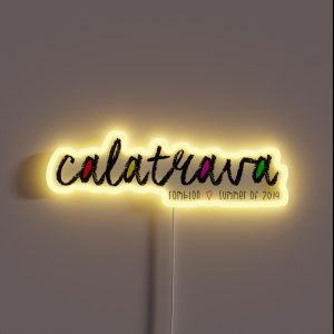 Calatrava RGB Neon Sign
