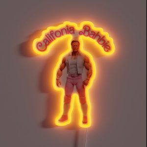 Califonia Bahbie Original Design RGB Neon Sign Califonia Bahbie Original Design RGB Neon Sign
