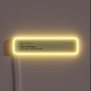 Call Me If You Get Lost Tyler The Creator RGB Neon Sign
