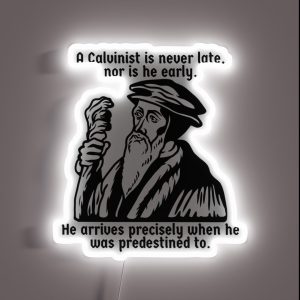 Calvinist Wizard RGB Neon Sign