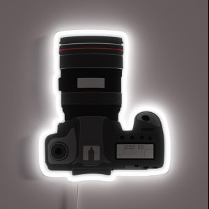Camera Camera Photographer Photoshoot RGB Neon Sign