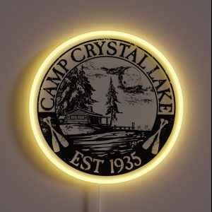 Camp Crystal Lake 2019 RGB Neon Sign