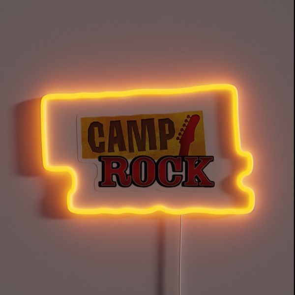 Camp Rock RGB Neon Sign