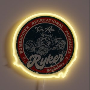 Can Am Ryker Retro RGB Neon Sign