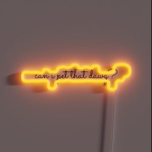 Can I Pet That Dawg RGB Neon Sign Can I Pet That Dawg RGB Neon Sign