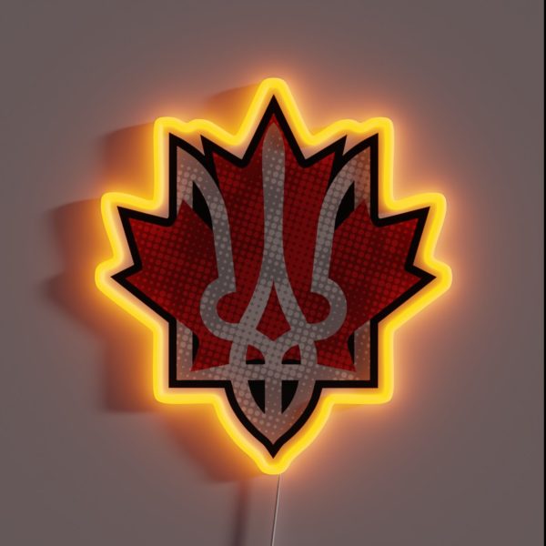 Canada And Ukraine RGB Neon Sign