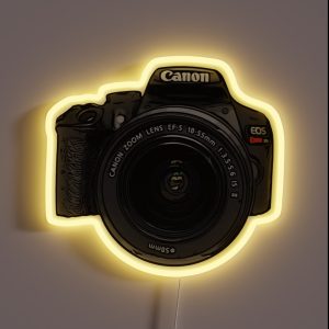 Canon Camera RGB Neon Sign