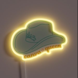 Canva Queen RGB Neon Sign