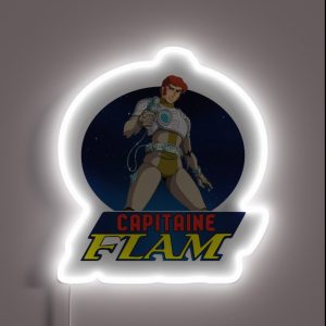 Capitaine Flam Captain Future RGB Neon Sign