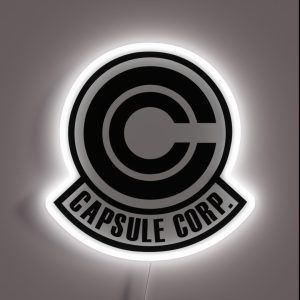 Capsule Corp Black RGB Neon Sign