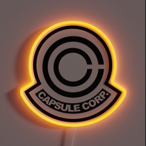 Capsule Corp Logo RGB Neon Sign