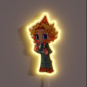 Captain Curly Pre Crash Mouthwashing RGB Neon Sign