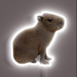 Capybara Baby RGB Neon Sign