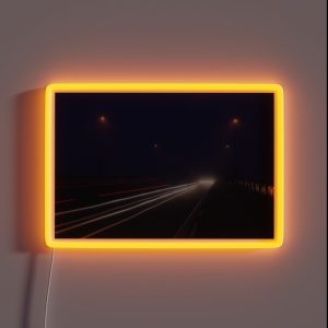 Car Light Trails RGB Neon Sign