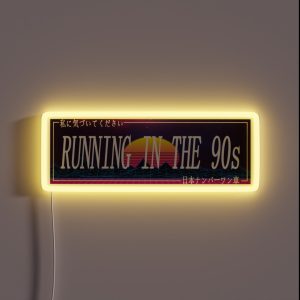 Car Slap Running In The 90s RGB Neon Sign
